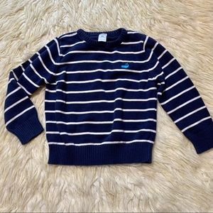 Carter’s Toddler Boy Nautical Stripe Whale Sweater
